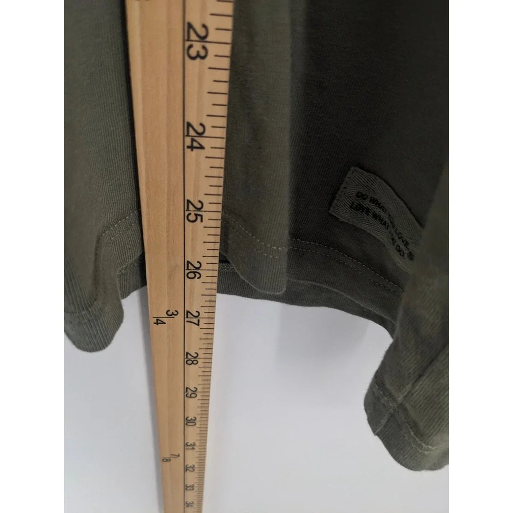 Life‎ is Good Crusher Shirt Mens Large Green Long Sleeve Mountain Bike Outdoors